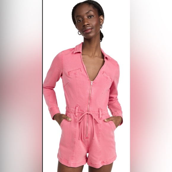 PAIGE Pink Jumpsuit - Picture 2 of 10